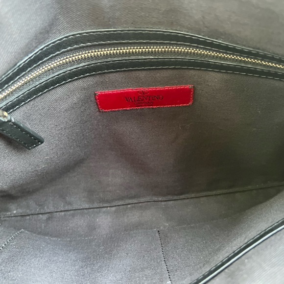 Valentino large leather wristlet clutch - Picture 3 of 7